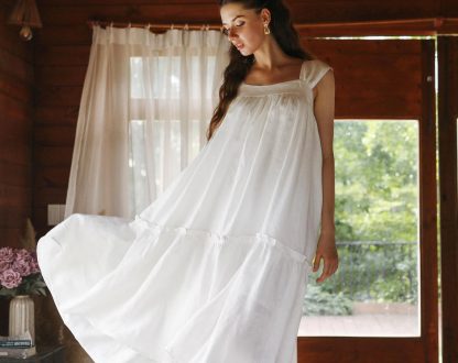 White suspender dress - Image 2
