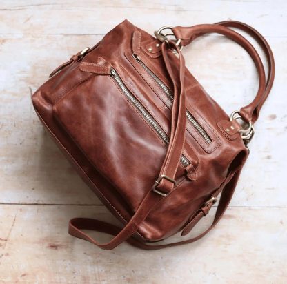 Handmade Everyday Leather Tote Bag - Image 4