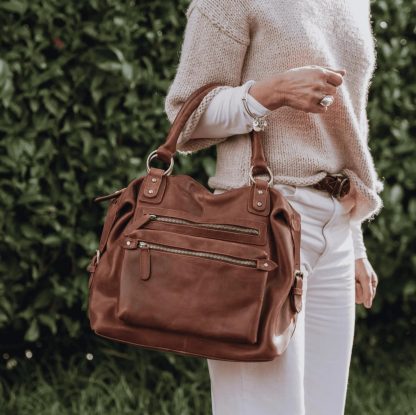 Handmade Everyday Leather Tote Bag - Image 2
