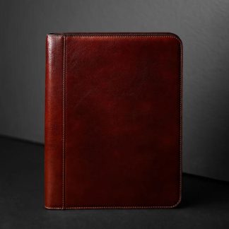 Handmade leather journal cover