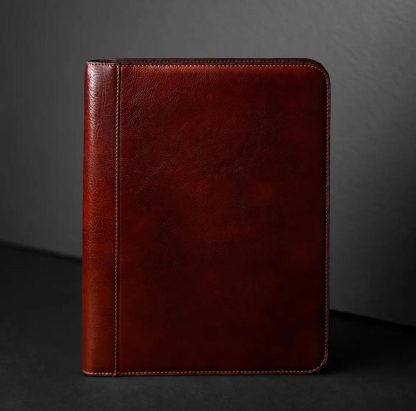Handmade leather journal cover
