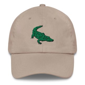 crocodile embroidered baseball cap