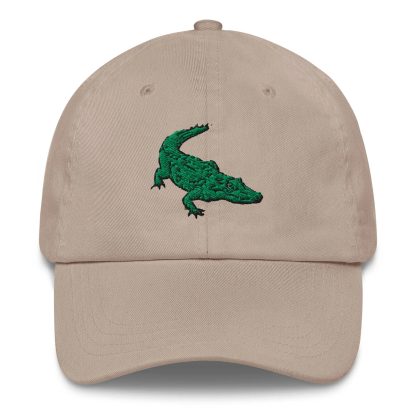 crocodile embroidered baseball cap