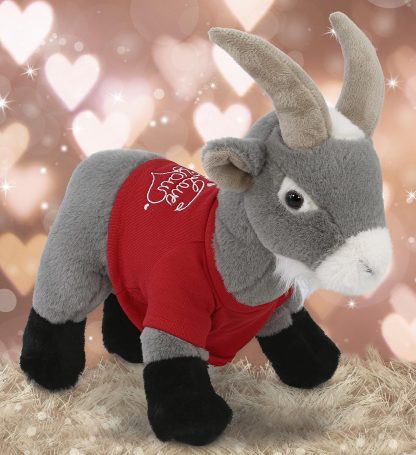 Heart-shaped red goat plush doll - Image 4