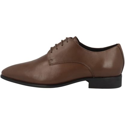 Brown leather derby shoes - Image 5