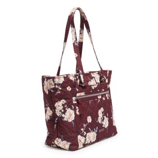 Floral Quilted Tote Bag