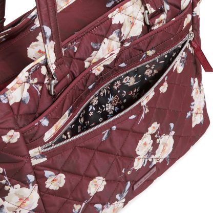 Floral Quilted Tote Bag - Image 6