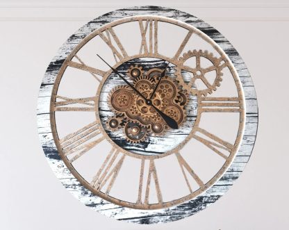 Industrial Retro Gear Art Wall Clock
