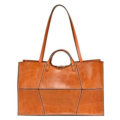 Black and white contrast large capacity handbag - Image 5