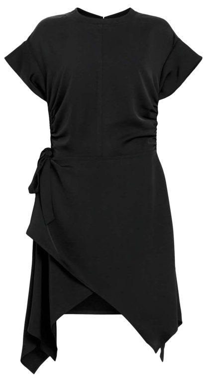 Black irregular lace dress - Image 9