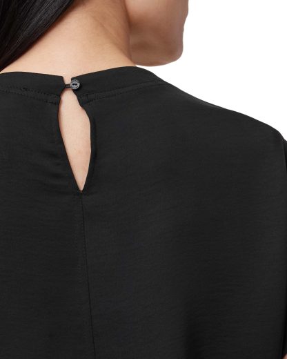 Black irregular lace dress - Image 3