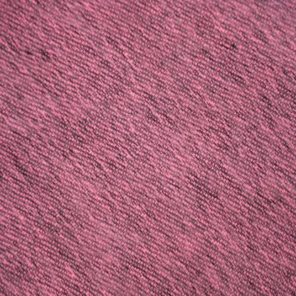 Soft Mist Berry Contrast Stitched Throw Blanket - Image 4