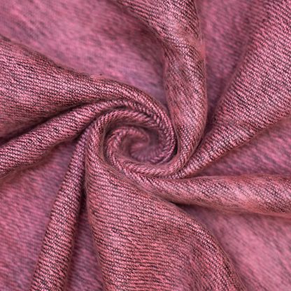 Soft Mist Berry Contrast Stitched Throw Blanket - Image 3