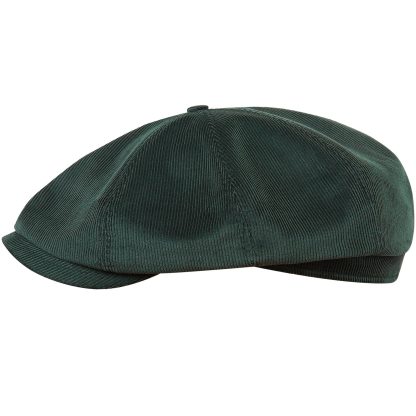 Dark green corduroy vintage newsboy cap - Image 7