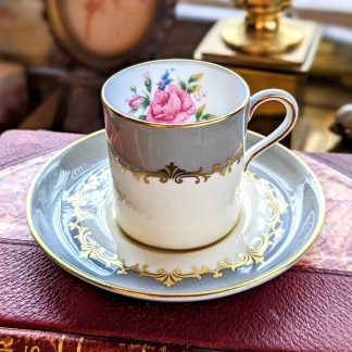 French court bone china cup and saucer set