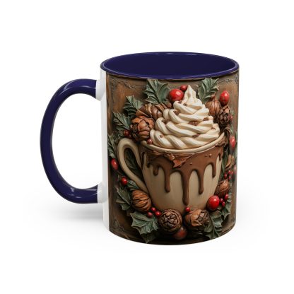 Christmas Hot Chocolate Embossed Mug - Image 3