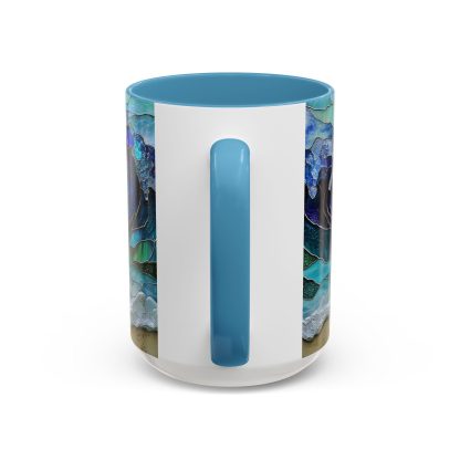 Stained glass sunrise ocean mug - Image 5
