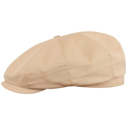 Vintage light khaki newsboy cap - Image 7