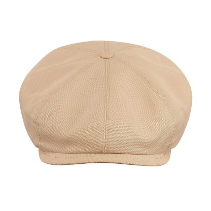 Vintage light khaki newsboy cap - Image 5