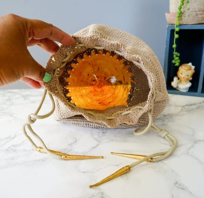 Literary retro handmade banquet bag - Image 8
