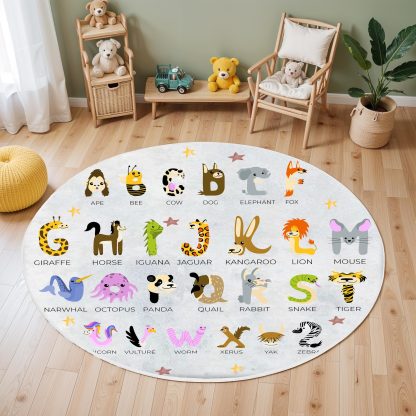 Animal Alphabet Encyclopedia Children's Carpet - Image 4