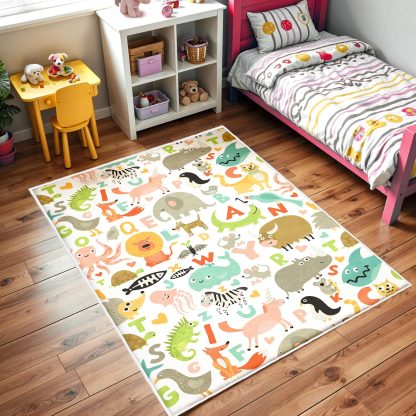 Animal Alphabet Paradise Children's Carpet - Image 5