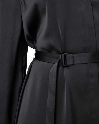 Black Tie Shirt Dress - Image 3