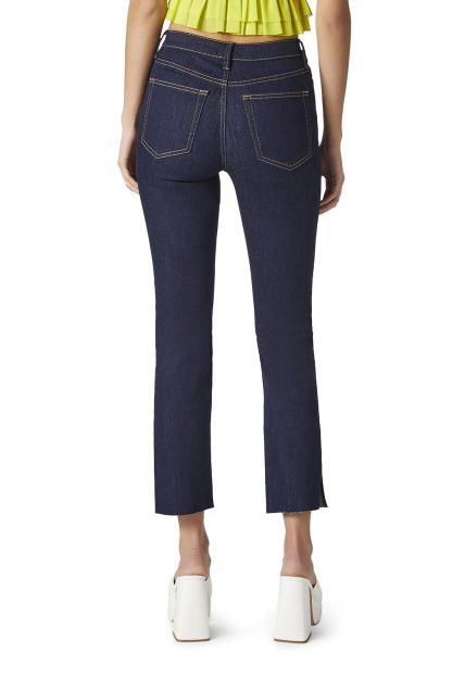 High-waisted slit straight-leg pants - Image 2