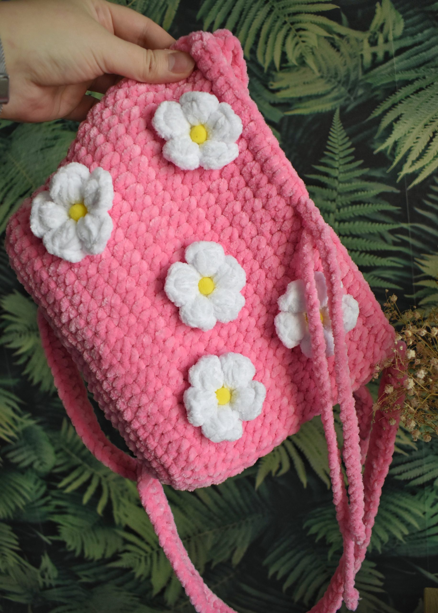 Spring Flower Knitted Pet Bag - Image 6