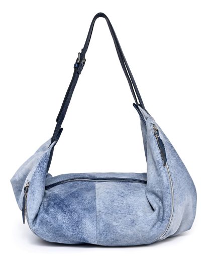 Vintage distressed leather shoulder bag - Image 6