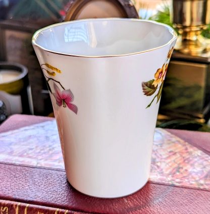 Hand-painted floral bone china mug - Image 5
