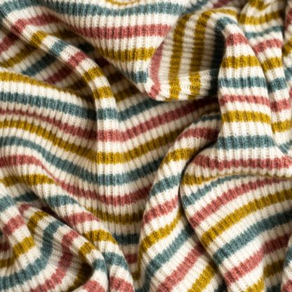 Rainbow striped blend throw blanket - Image 2