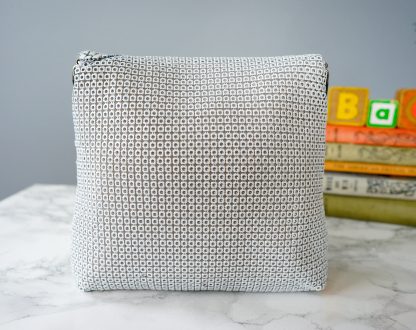 Vintage white woven mother-and-child chain bag - Image 6