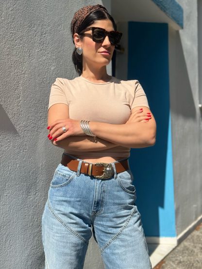 American casual brown belt - Image 6