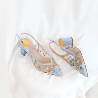 Yunxu Huajian chunky-heeled sandals