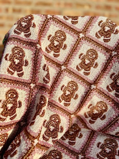 Christmas gingerbread man jacquard blanket - Image 5