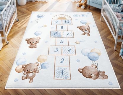 Cute Bear Hopscotch Children's Carpet - Image 4