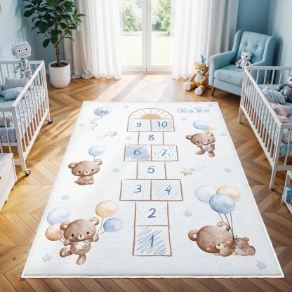 Cute Bear Hopscotch Children's Carpet - Image 2