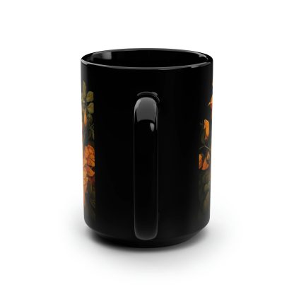 Sunflower Black Glaze Mug - Image 4