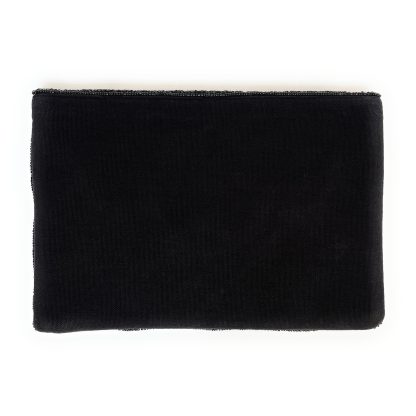 Dark Night Scallop Hand-Beaded Evening Bag - Image 8