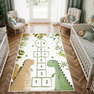 Dinosaur Adventure Hopscotch Children's Carpet