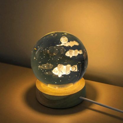 Crystal Ocean Fish Night Light Ornaments - Image 5