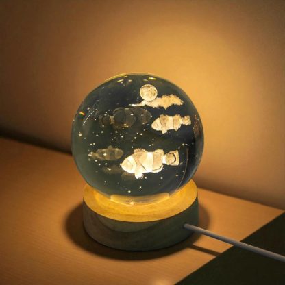 Crystal Ocean Fish Night Light Ornaments - Image 4