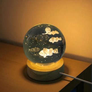 Crystal Ocean Fish Night Light Ornaments