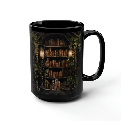 Vintage Library Black Glaze Mug - Image 6