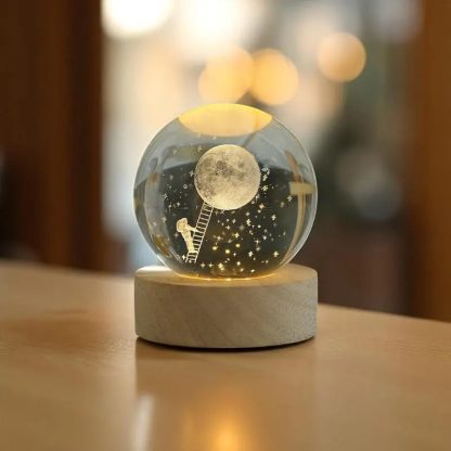 Crystal Moonlight Night Lamp Ornament - Image 5