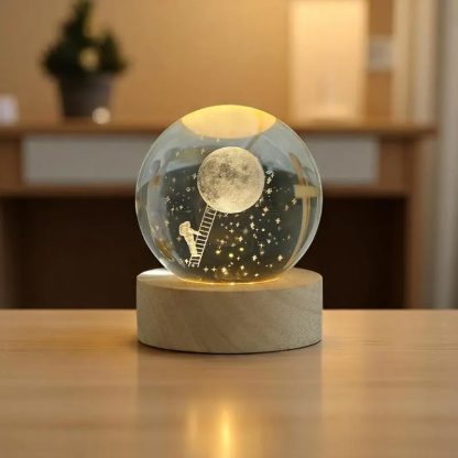 Crystal Moonlight Night Lamp Ornament - Image 2