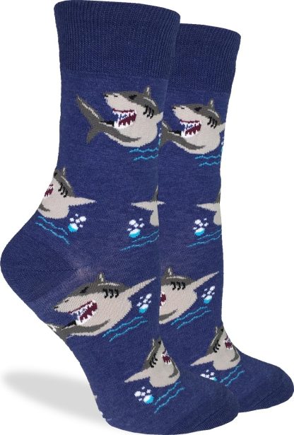 Cartoon shark theme ocean fun trendy socks - Image 2