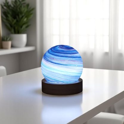 Dreamy Gradient Glass Ball Night Light Ornaments - Image 4