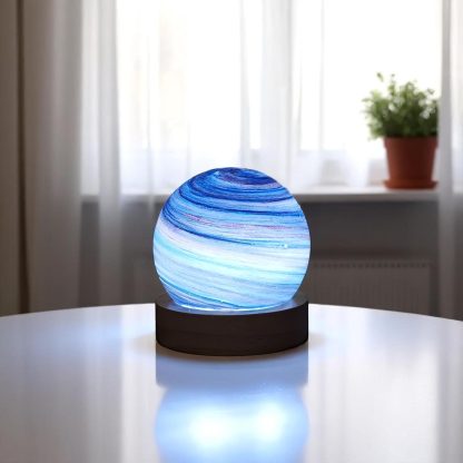 Dreamy Gradient Glass Ball Night Light Ornaments - Image 3